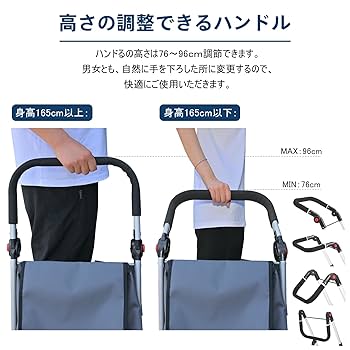 Amazon｜ショッピングキャリー 6輪 ショッピングカート 保温保冷