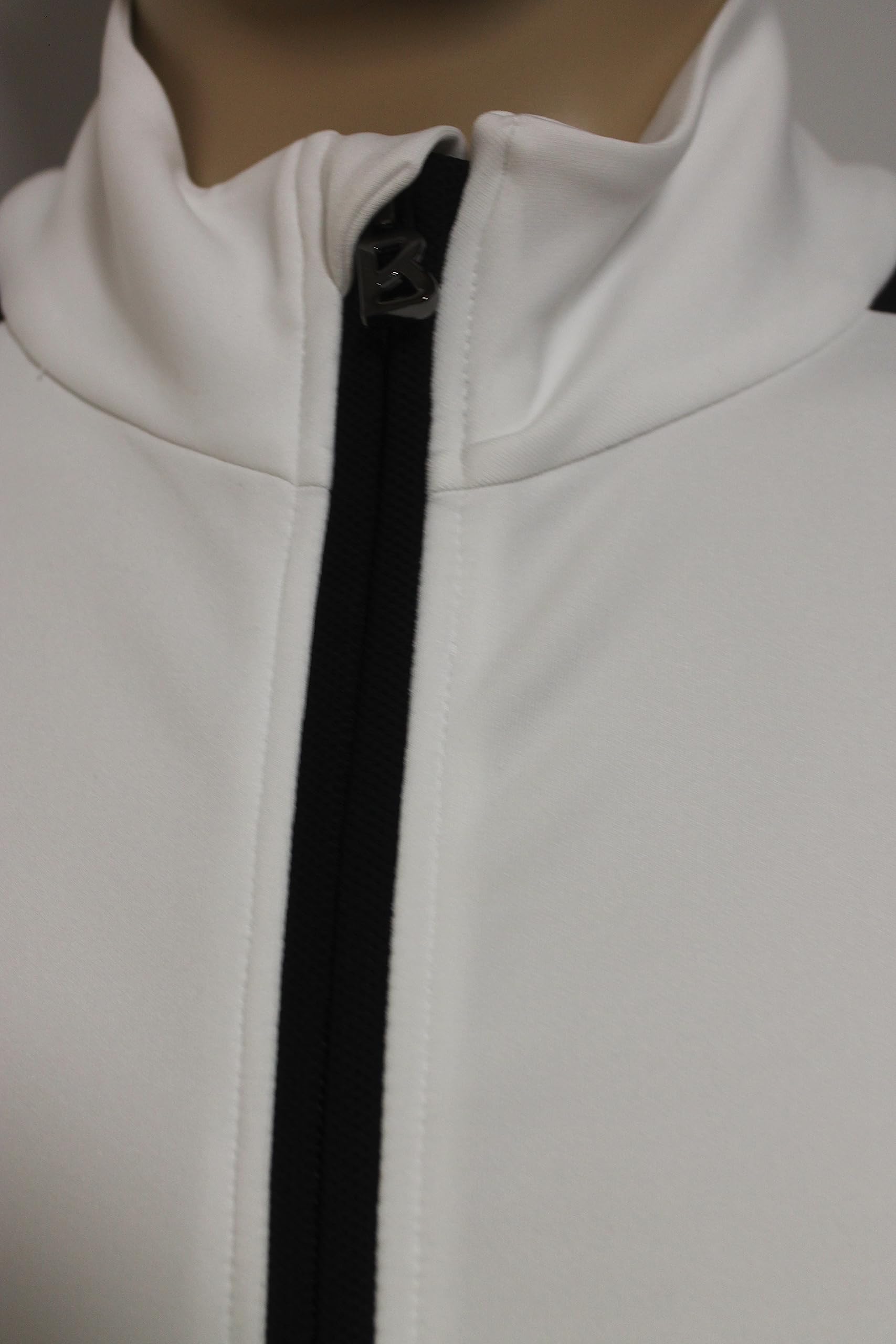 Bogner AKAI Herren Sport Tennis Golf Jacke Sweater Weiß Schwarz Größe L