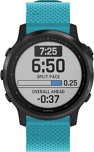 Miniatura 6 de Bandas de silicona compatibles con Garmin Fenix 5S5S Plus6S6S ProD2 Delta S, suave transpirable antideslizante correa de reloj de repuesto para