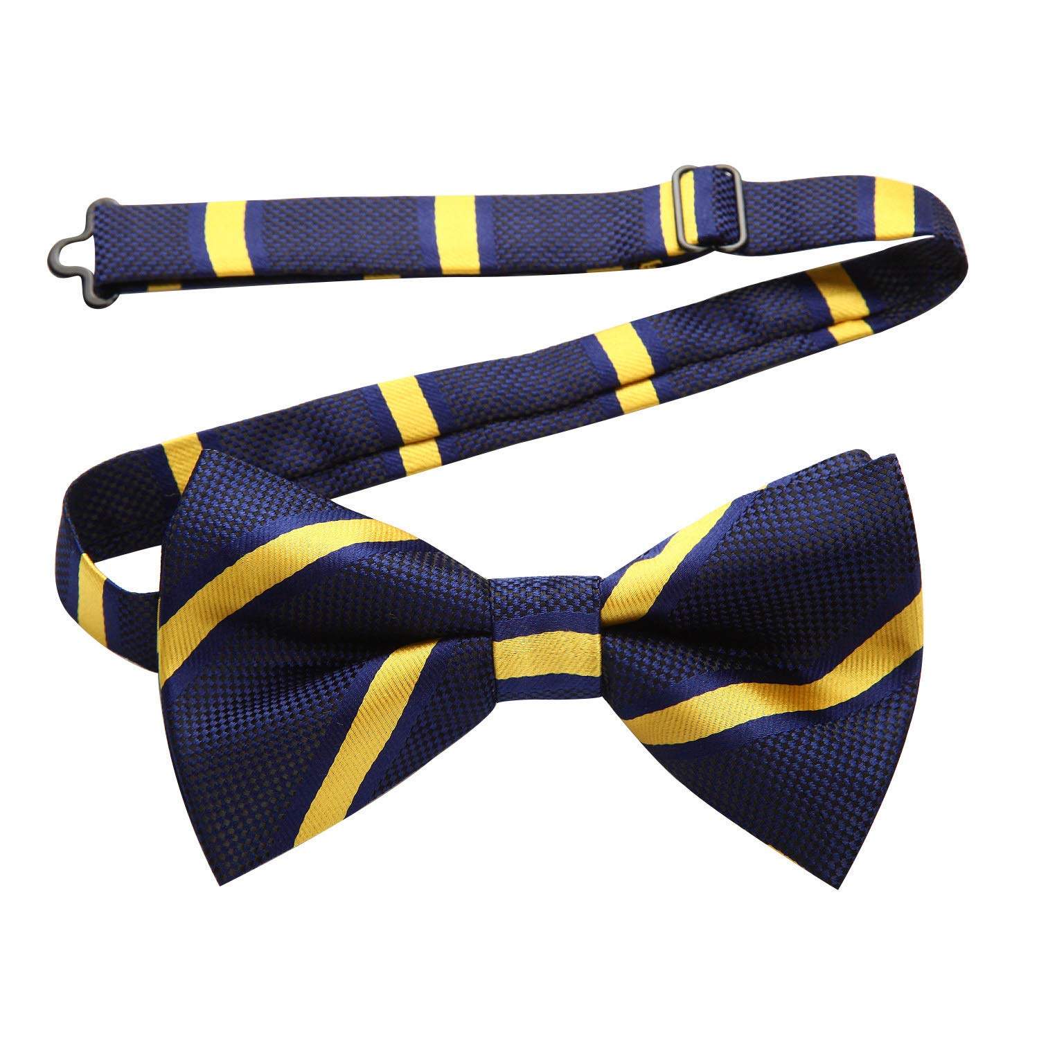 Bow Ties For Men - Mens Woven Formal Pre-Tied Bowtie Tuxedo Wedding Bow Tie
