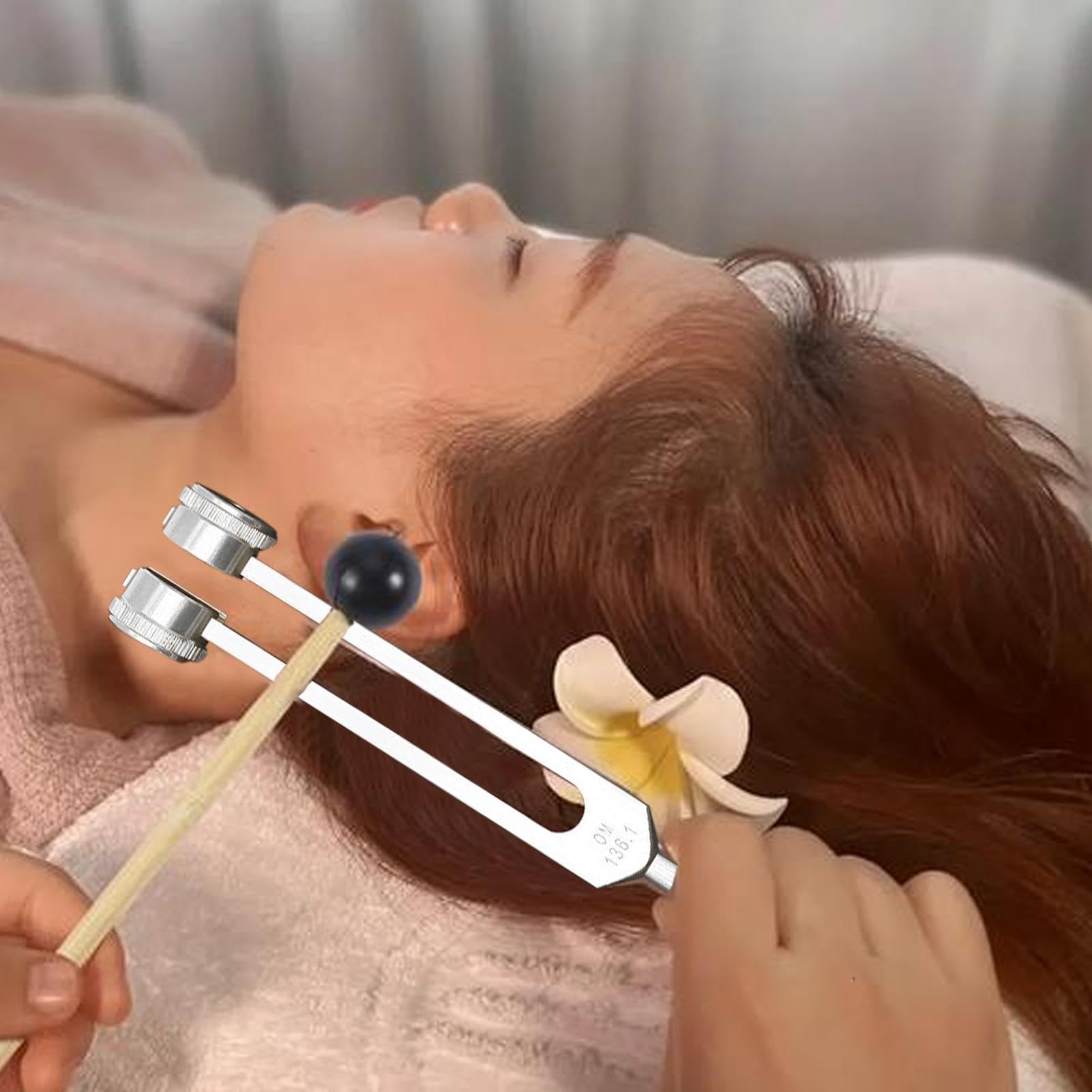 Diapason 128Hz, set di strumenti per la guarigione del suono, strumento multiuso per meditazione e yoga, per principianti ed esperti