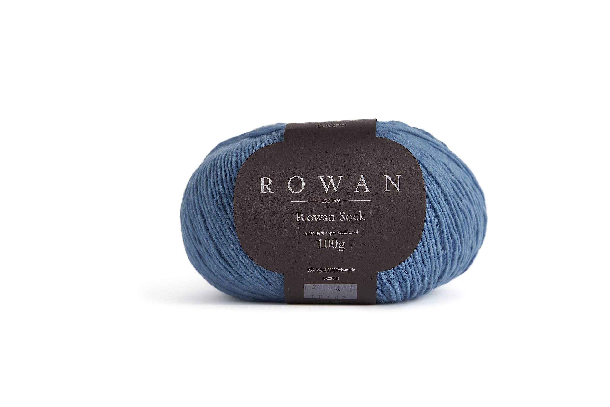 Rowan Rowan Sock Wool Sapphire 100% Wool Yarn - 100g
