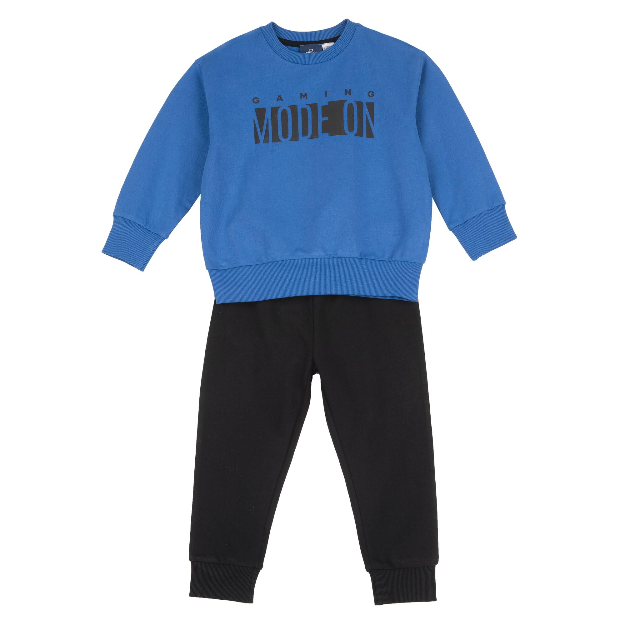 Chicco, Tuta Bambino con Felpa e Pantaloni Lunghi, Comoda e alla Moda, in Morbido Tessuto Felpato, Abbigliamento Bambino, Designed in Italy
