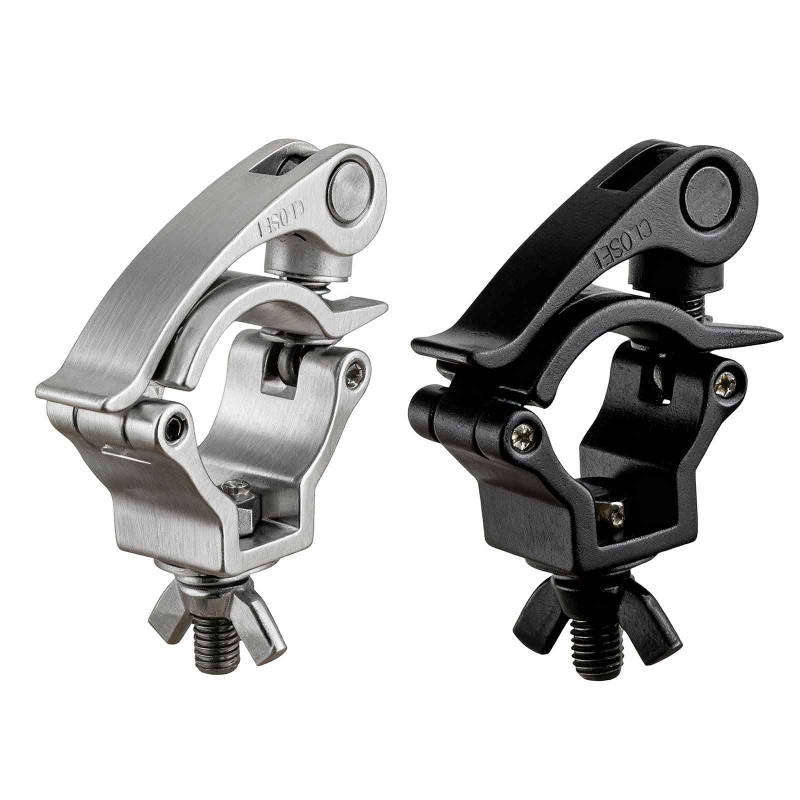 Buxuaaaa Quick Release Versio Duty Aluminum Magnesium Alloy Fixture Clamp Secure Mounting 32 To 35Mm Pipe Aluminum Magnesium Alloy Single Stage Light Clamp