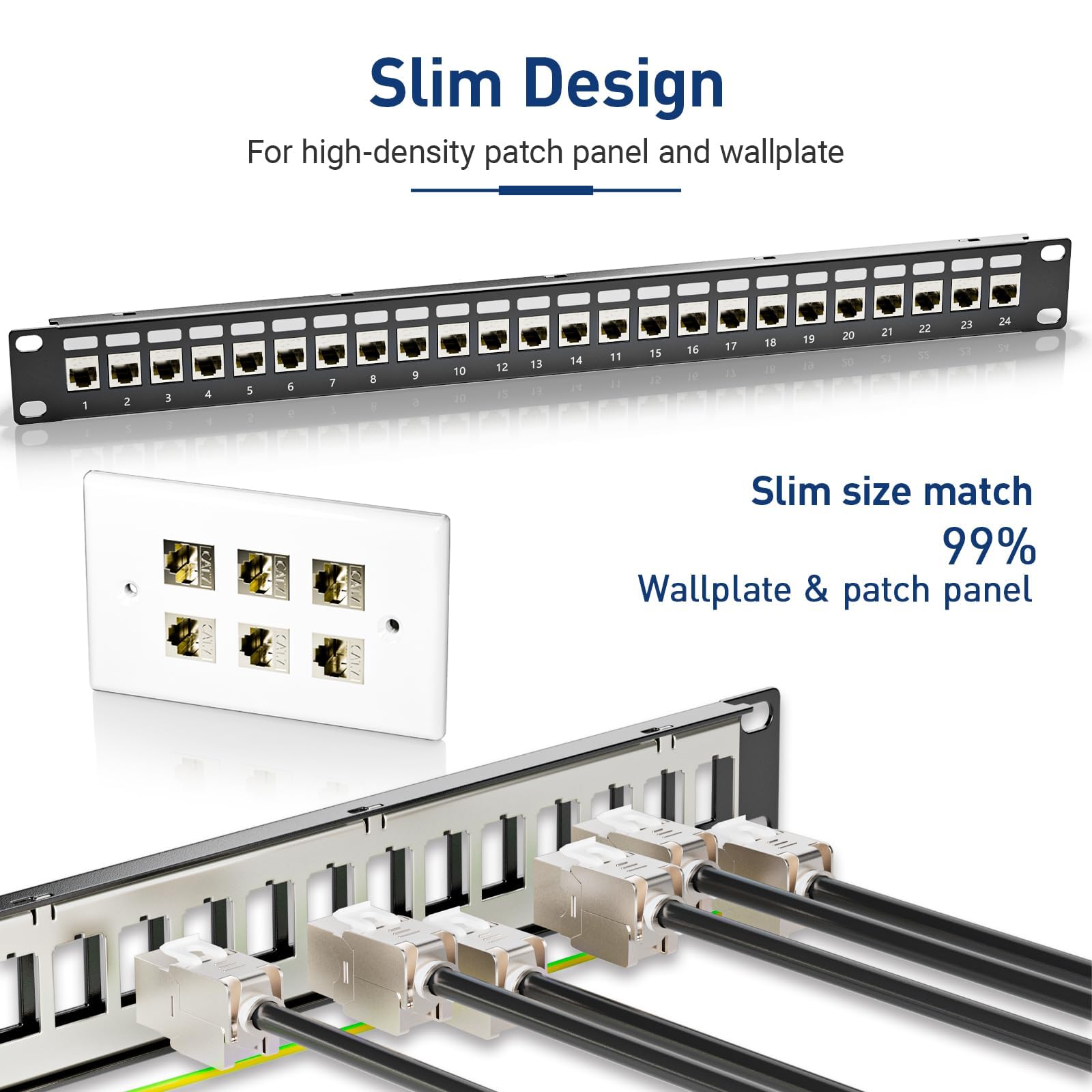 12 pièces Keystone CAT 7, Keystone RJ45 prise pour CAT7/6/6a, montage sans outil, pince de coupe LSA Convient pour câble LAN 1000 MHz 10 Gbit/s pour panneau de brassage et prise de réseau