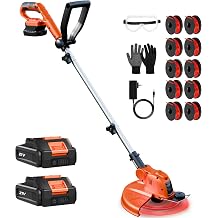 Electric Weed Wacker Eater String Trimmer Weed Whacker Battery Operated 21V