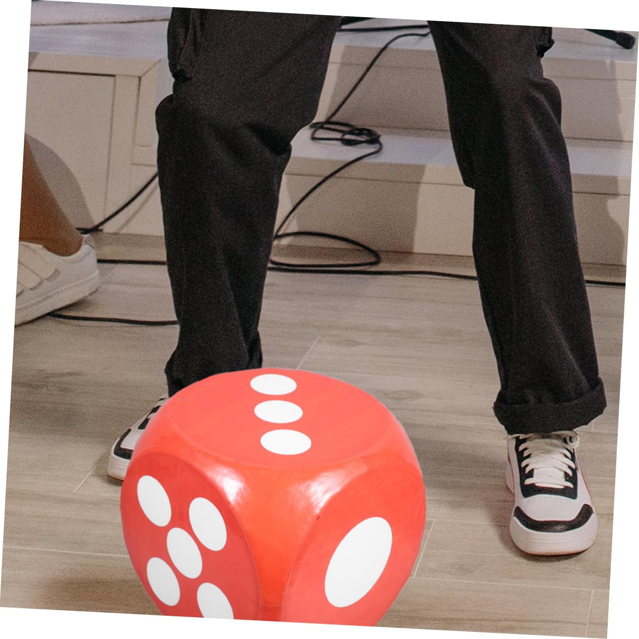 Dados de Espuma Jumbo EVA Rojo para Educativos y Fiestas Dados Gigantes Seguros y Portátiles para Adultos