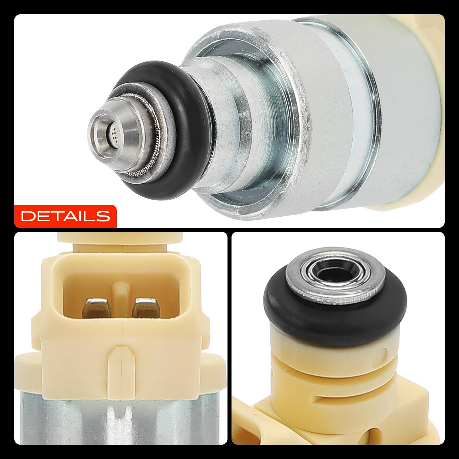 Frankberg 4 boquillas de inyector de combustible 13537572995 | Compatible con: M.i.n.i R50 R53, M.i.n.i Convertible R52