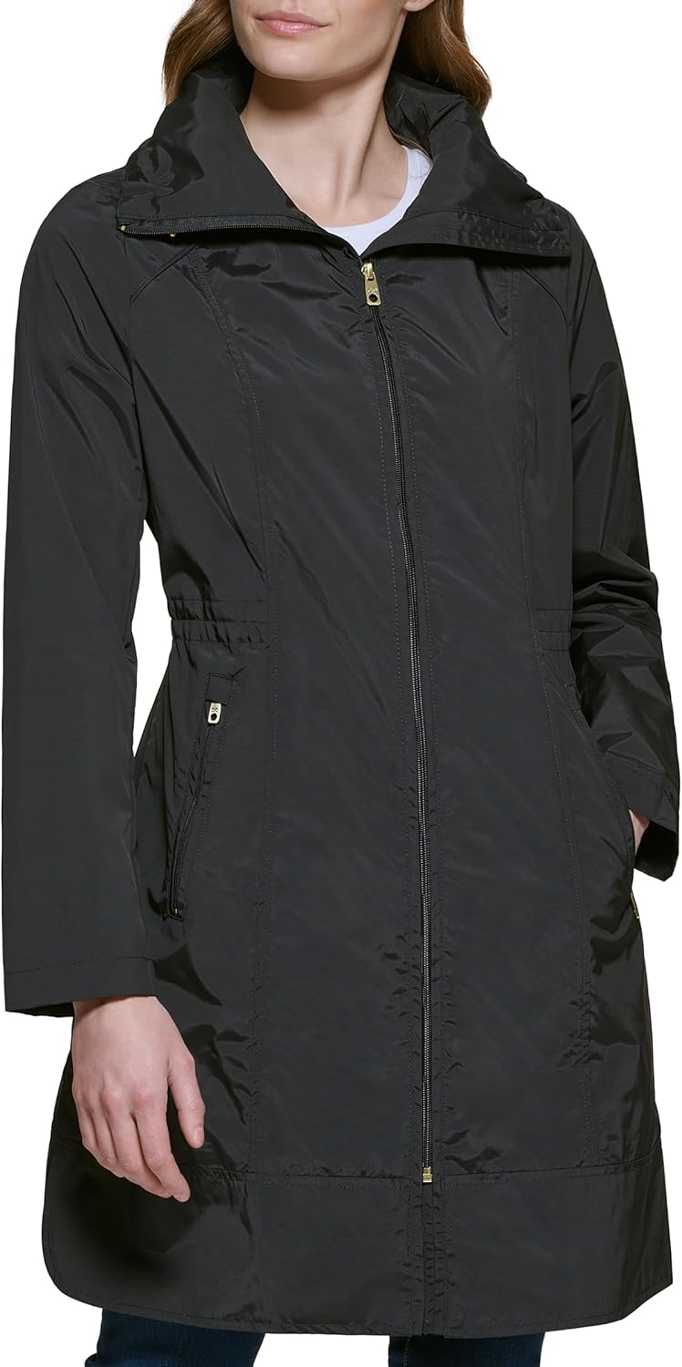 Cole Haan Women's Travel Packable Rain Jacket - Image 2