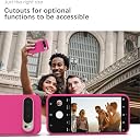 YATWIN Silicone Back Case for Google Pixel 9 Pro XL, Soft-Touch Phone Back Cover for Google Pixel 9 Pro XL - Magenta gallery image