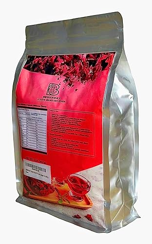 Miniatura 6 de Flores de hibisco 2 libras (31.99 oz)  BBNKNDAY ZoboFlor de Jamaica secado orgánico de Nigeria  Té de hierbas sin cafeína, sin azúcar, sin OMG, 100%
