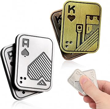 Metal Poke Fidget Slider, ADHD Autism Toys, Anxiety Stress Relief, Gifts for Boyfriend and Father