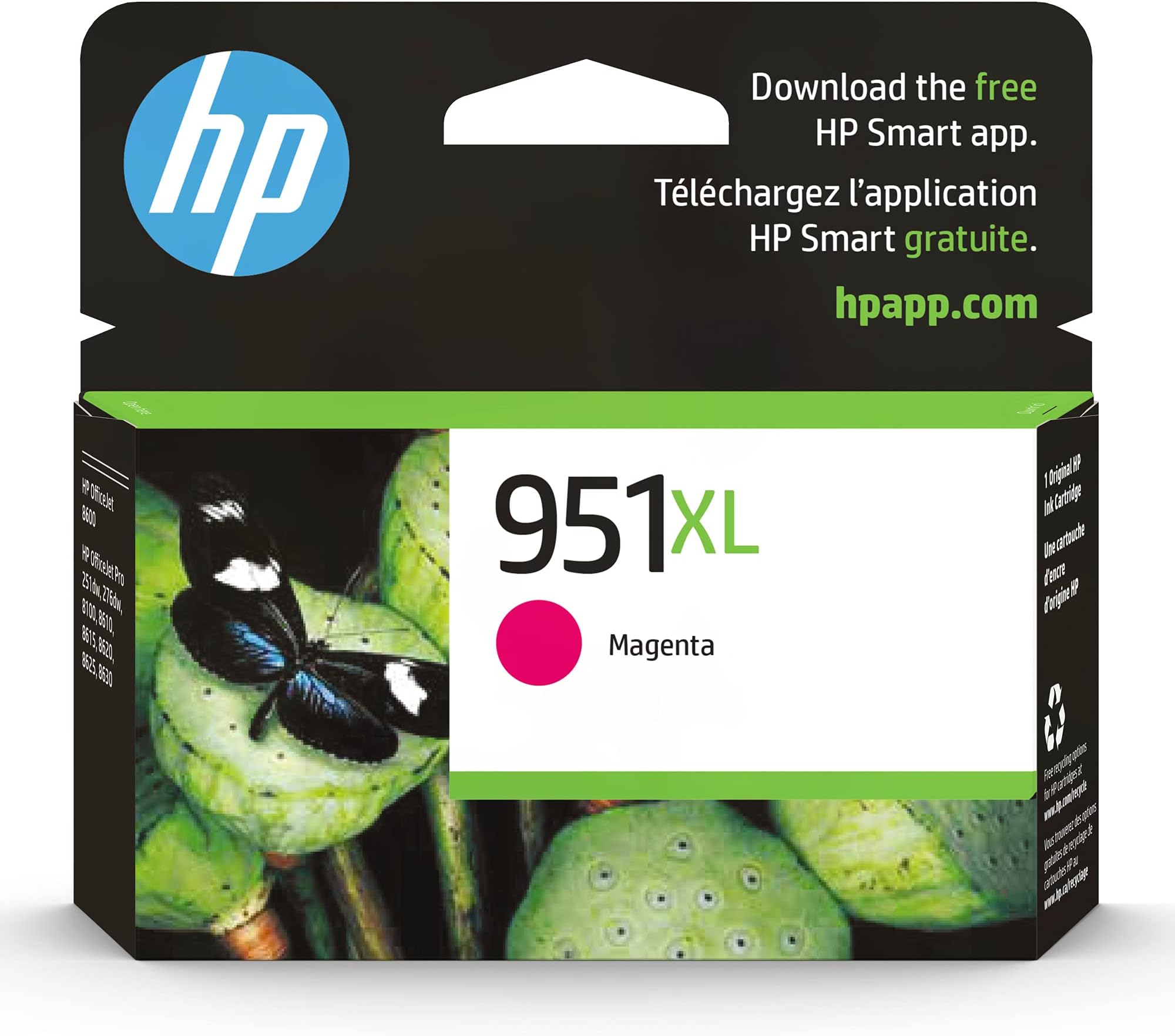 HP 951XL | Ink Cartridge | Magenta | CN047AN, Model Number: CN047AN#140