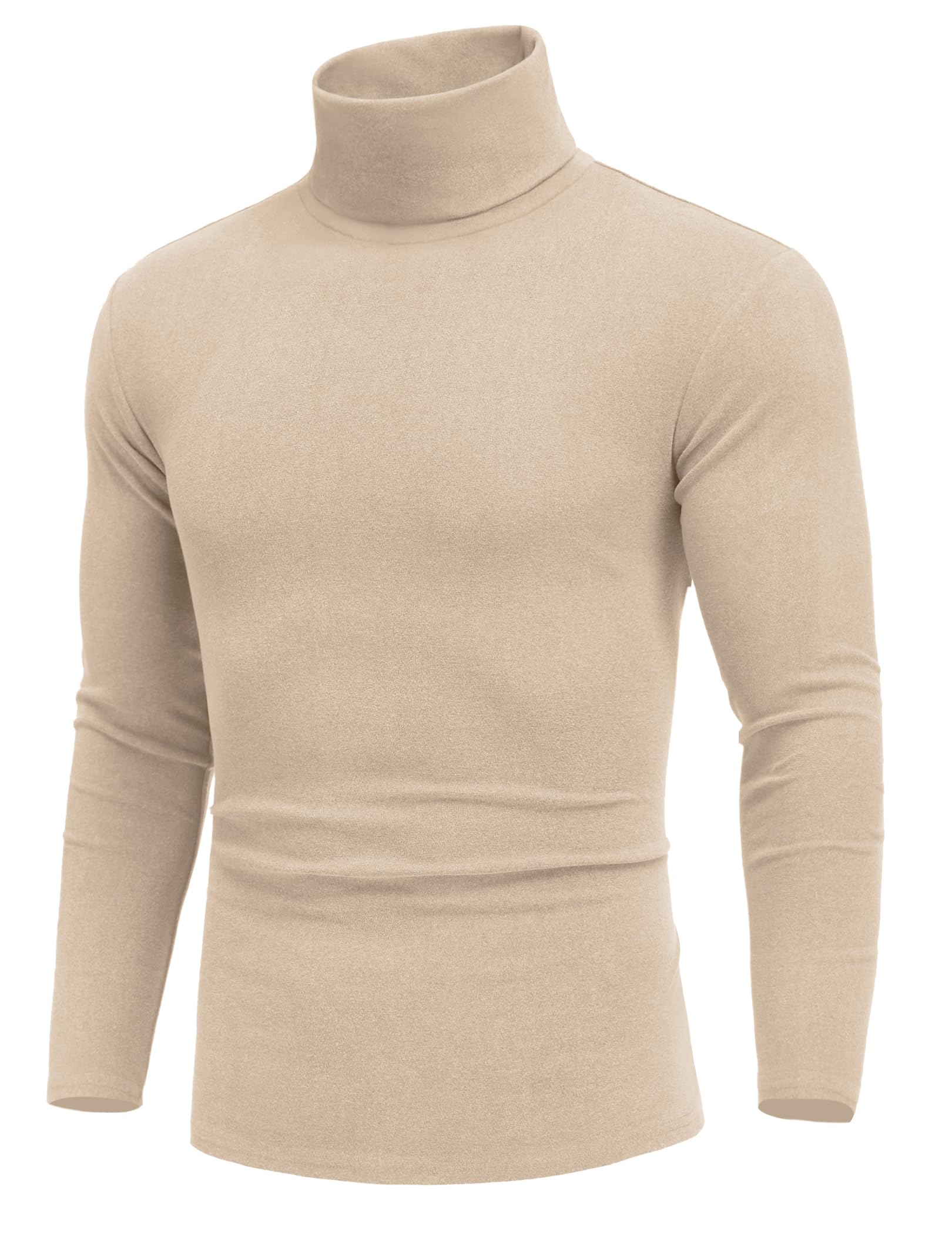 COOFANDY Rollkragenshirt Herren 1 or 3er Pack | Elastischer Thermo-Feinstrick, Leichter Unterzieh Rollkragenpullover
