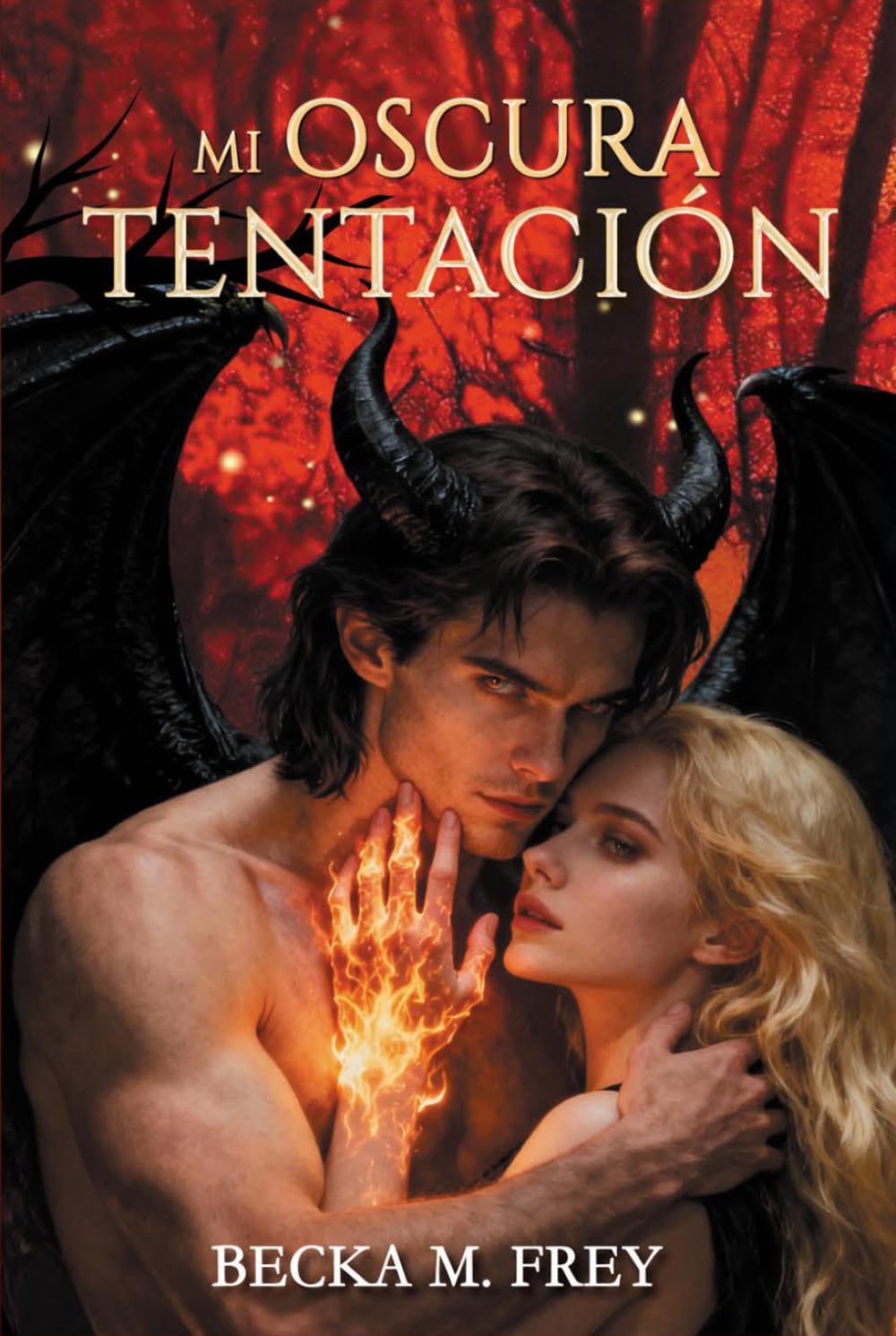 Mi oscura tentación: (Ángeles y demonios) Novela de romance paranormal, juvenil y fantasía. (Trilogía de Ángeles y Demonios)