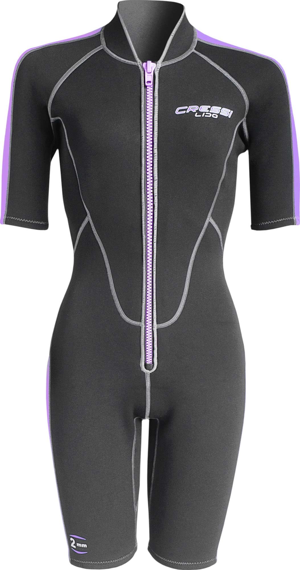 Cressi Lido Lady 2mm Monopiece Monoshort sin Capucha, de pantalón y Manga Cortos