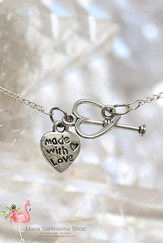 Saint Barbara Handmade Necklace - Patroness of Firemen Miners Architects Prisoners Catholic Medal Pendant