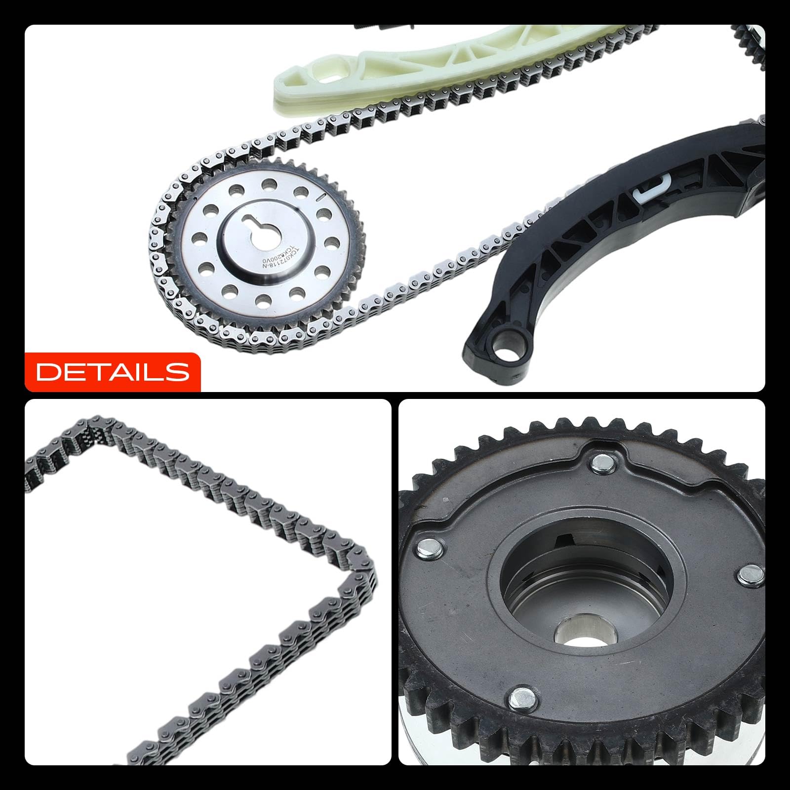 Frankberg Kit de cadena de distribución ajustador del árbol de levas | A1320510028; Compatible con: Fortwo Cabrio 451, Fortwo Coupé 451