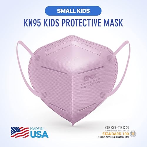 Miniatura 5 de BNX KN95 Face Masks Made in USA (Adult Large, Adult Medium, Kids Small) (Earloop) (Model E95E95ME95S)