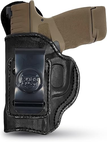 PH - Funda de cuero genuino para pistola Springfield Hellcat - Funda táctica de cuero Iwb para pistola Springfield Hellcat - Funda oculta de cuero - disponible en Yaxa Guatemala