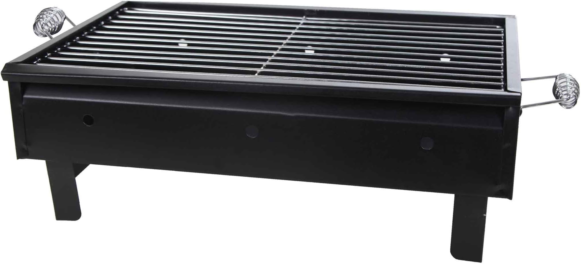Fabrilla Barbeque Compact with 5 Skewers Barbecue Charcoal Grill Handy BBQ
