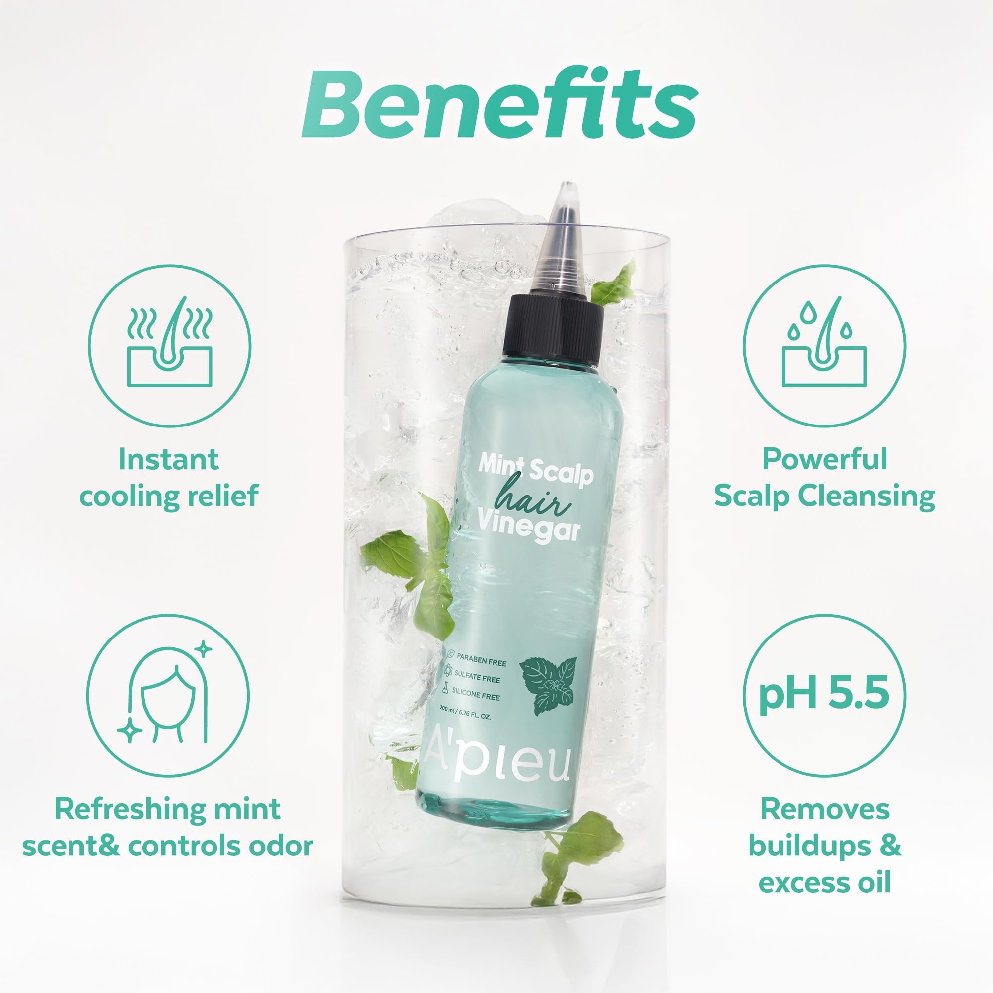 A'pieu - Mint Scalp Hair Vinegar - 200 ml