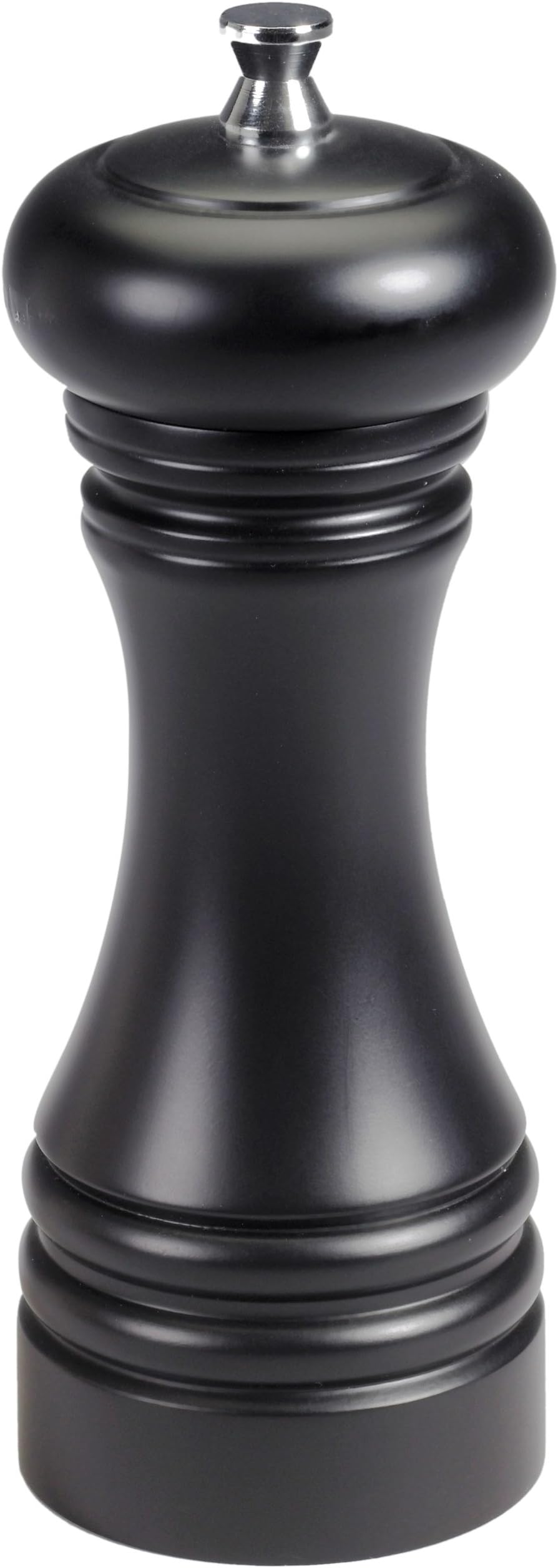 Mr. Dudley 8-Inch Hardwood Peppermill, Matte Black