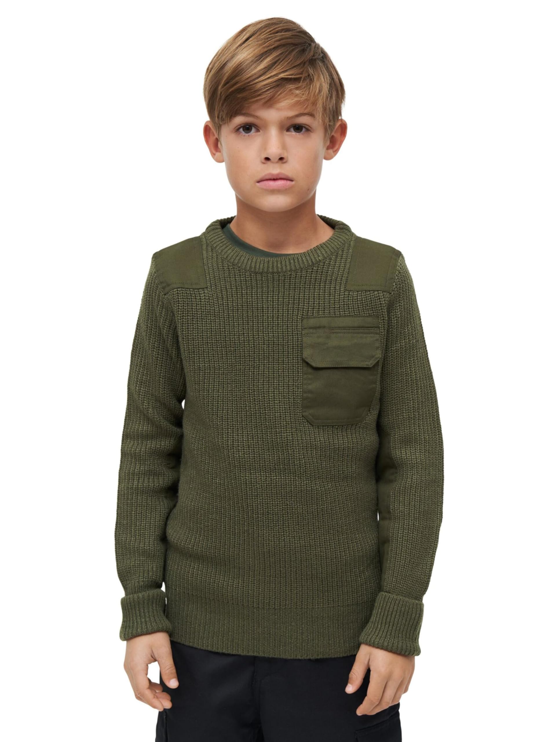 Brandit Kids BW Pullover Männer Sweatshirt schwarz Basics