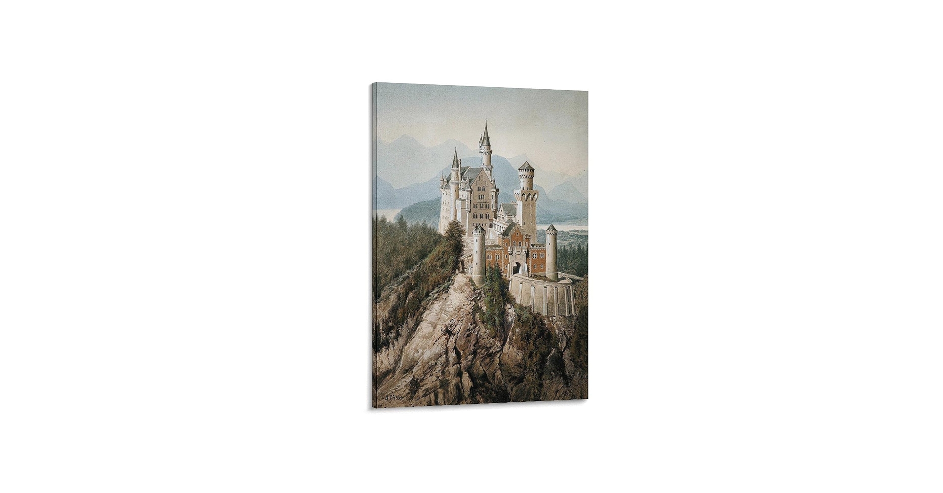 アドルフ・ヒトラーが描いた絵画額装 アドルフ・ヒトラーが描いた絵画額装 - メルカリ