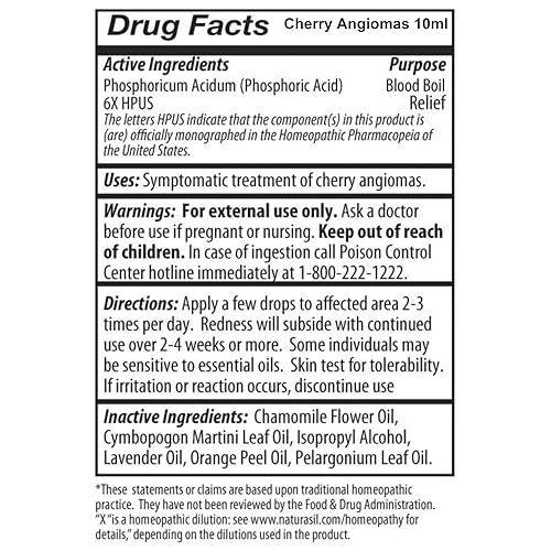 Miniatura 2 de Naturasil Cherry Angiomas 0.3fl oz  Rodillo líquido