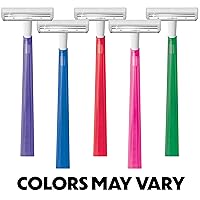 Vista 2 de BIC Silky Touch Women's Disposable Razors, With 2 Blades, Pretty Pastel Razor Handles, 40 Count Value Pack of Shaving Razors