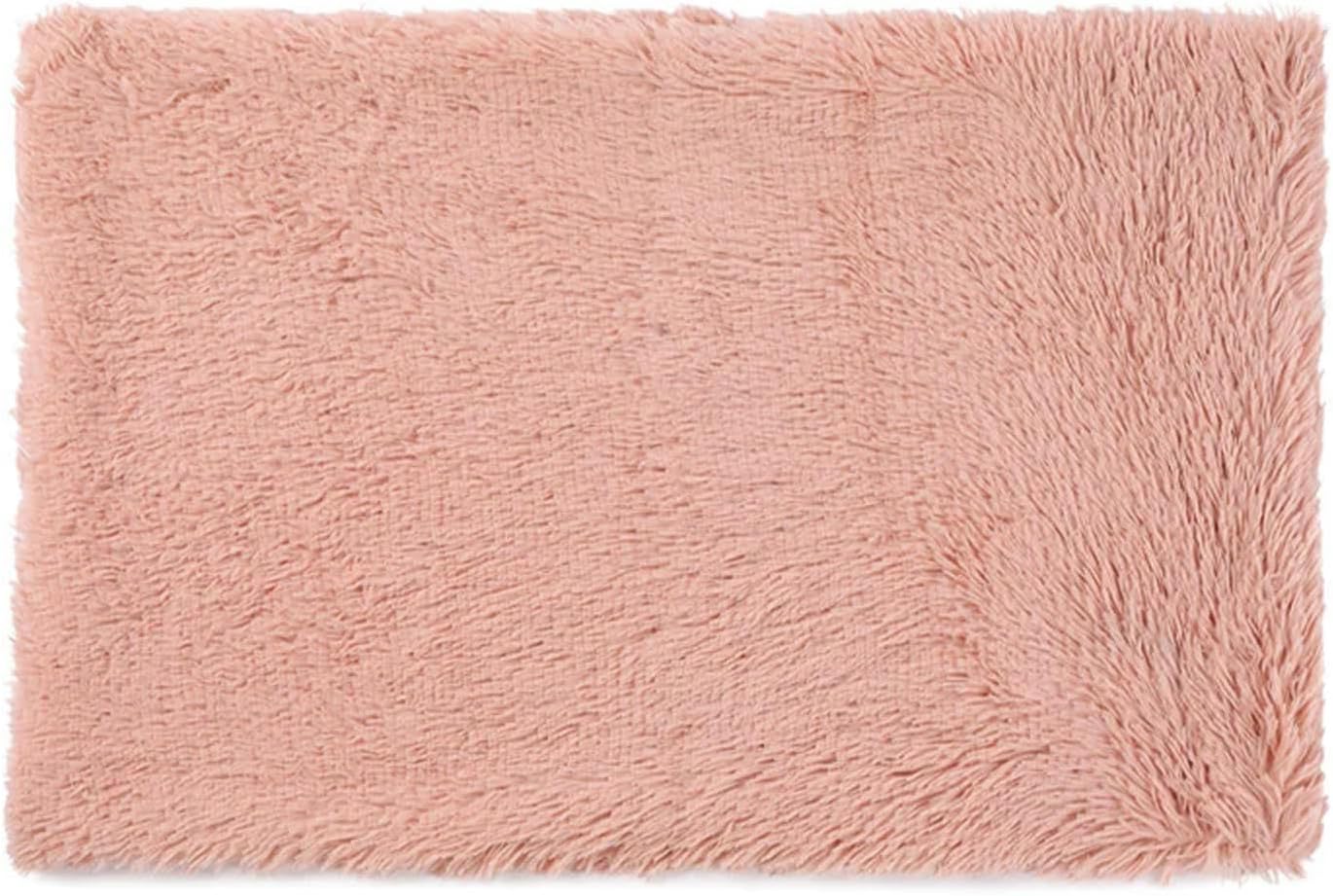 Super Soft Fluffy Pet Blankets Extra Warm Dog Blanket for Small Medium Large Dogs Cats Pet Products-Skin Pink-51 X 39.4 Inch