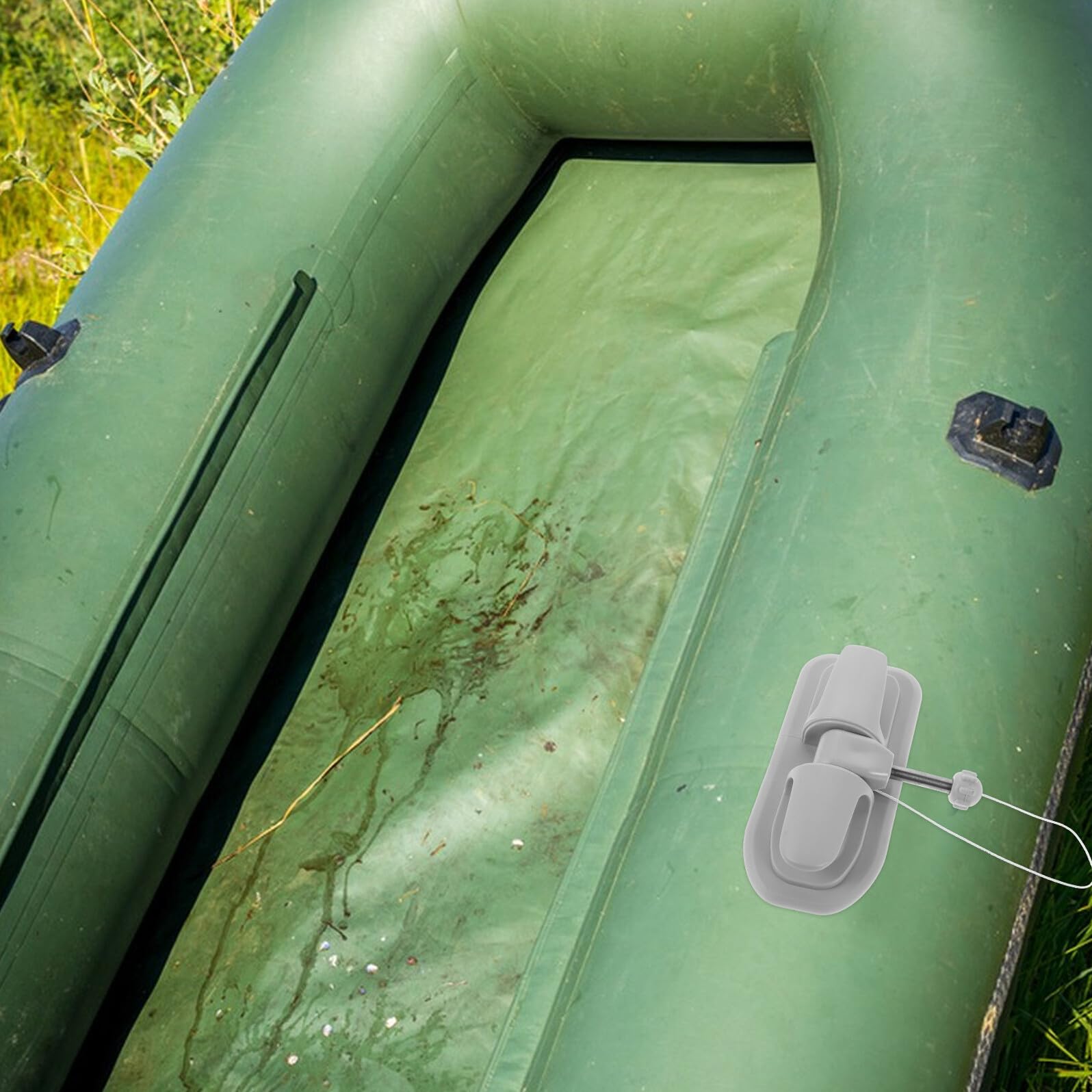 ibasenice 2 Stück Bootspaddelhalterung aus Aluminiumlegierung und PVC