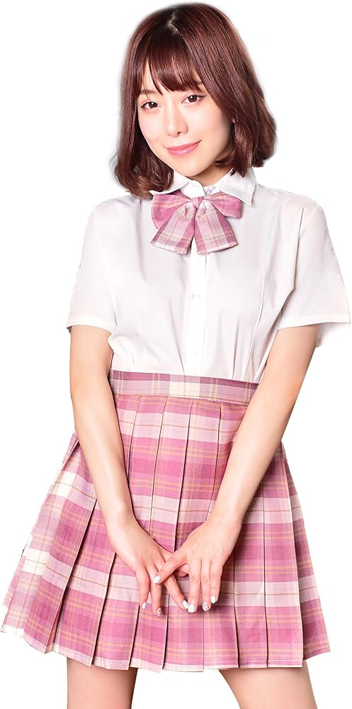 制服 ３点セット S チェック スカート ＆ ルーズソックス ホワイト 学生服 Qoo10] ルーズソックス 白 黒 レッド グレー