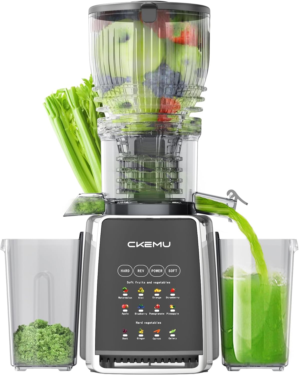 Cold Press Juicer Machines, 5.8″ Wide Feed Chute Juice Extractor,Innovative Filter-Free,Better Taste,300W, 99% High Juice Yield, Slow Masticating Juicer for Whole Vegetables and Fruits,Easy to Clean Cold Press Juicer Machines, 5.8″ Wide Feed Chute Juice Extractor,Innovative Filter-Free,Better Taste,300W, 99% High Juice Yield, Slow Masticating Juicer for Whole Vegetables and Fruits,Easy to Clean