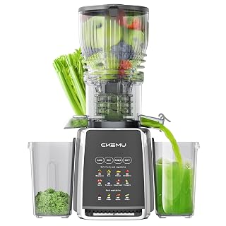 Cold Press Juicer, 5.8" Wide Feed Chute Juice Extractor Machine, High Juice Yield, Slow Masticating Juicer for Whole Vegetables & Fruits - Amazon product rated Grade A