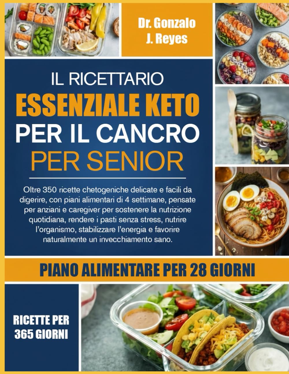 IL RICETTARIO ESSENZIALE KETO PER IL CANCRO PER SENIOR: Oltre 350 ricette chetogeniche delicate e facili da digerire, con piani alimentari di 4 ... nutrizione quotidiana, rendere i pasti senza