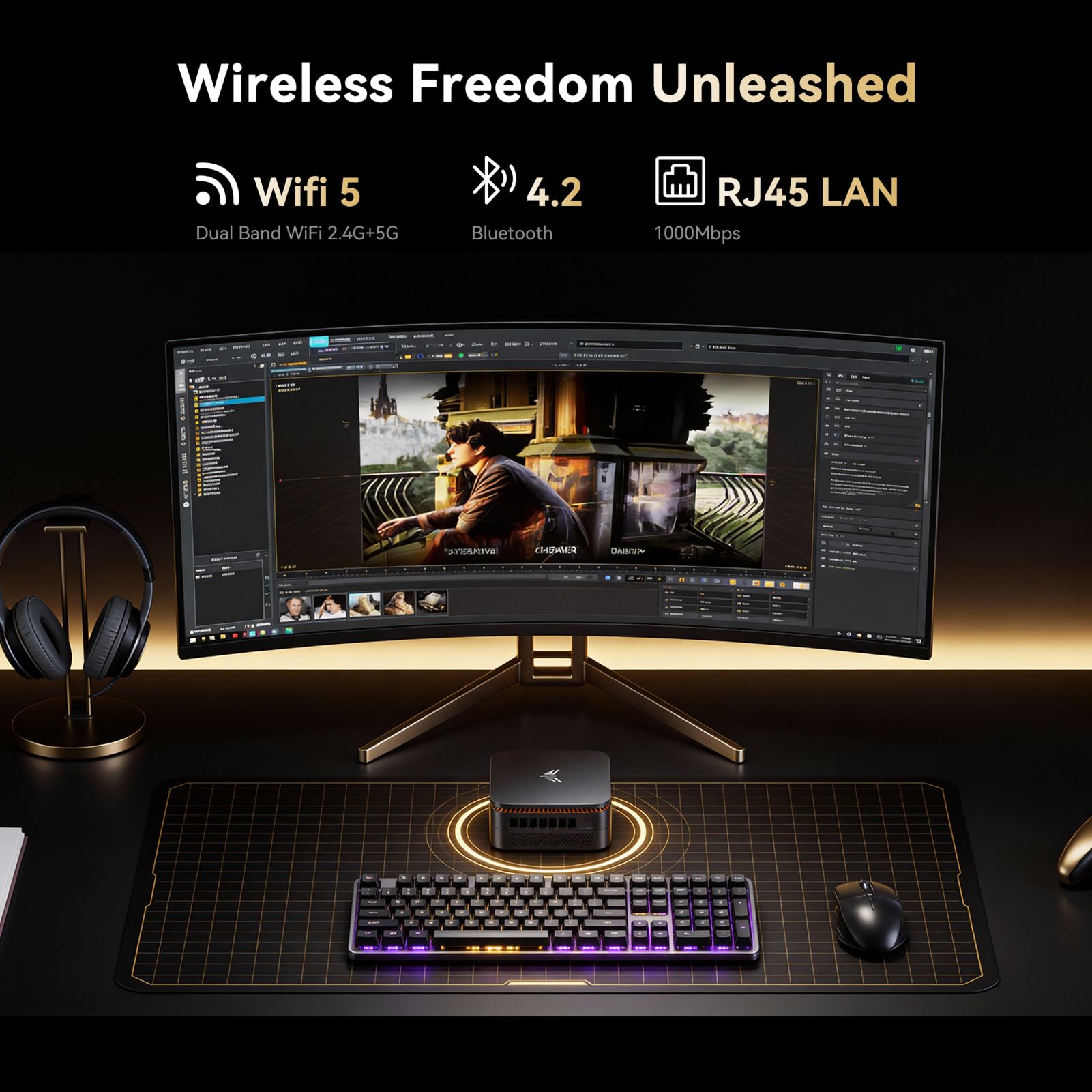 Amazon.co.jp: KAMRUI Pinova P1 ビジネスミニPC、AMD Ryzen R2544