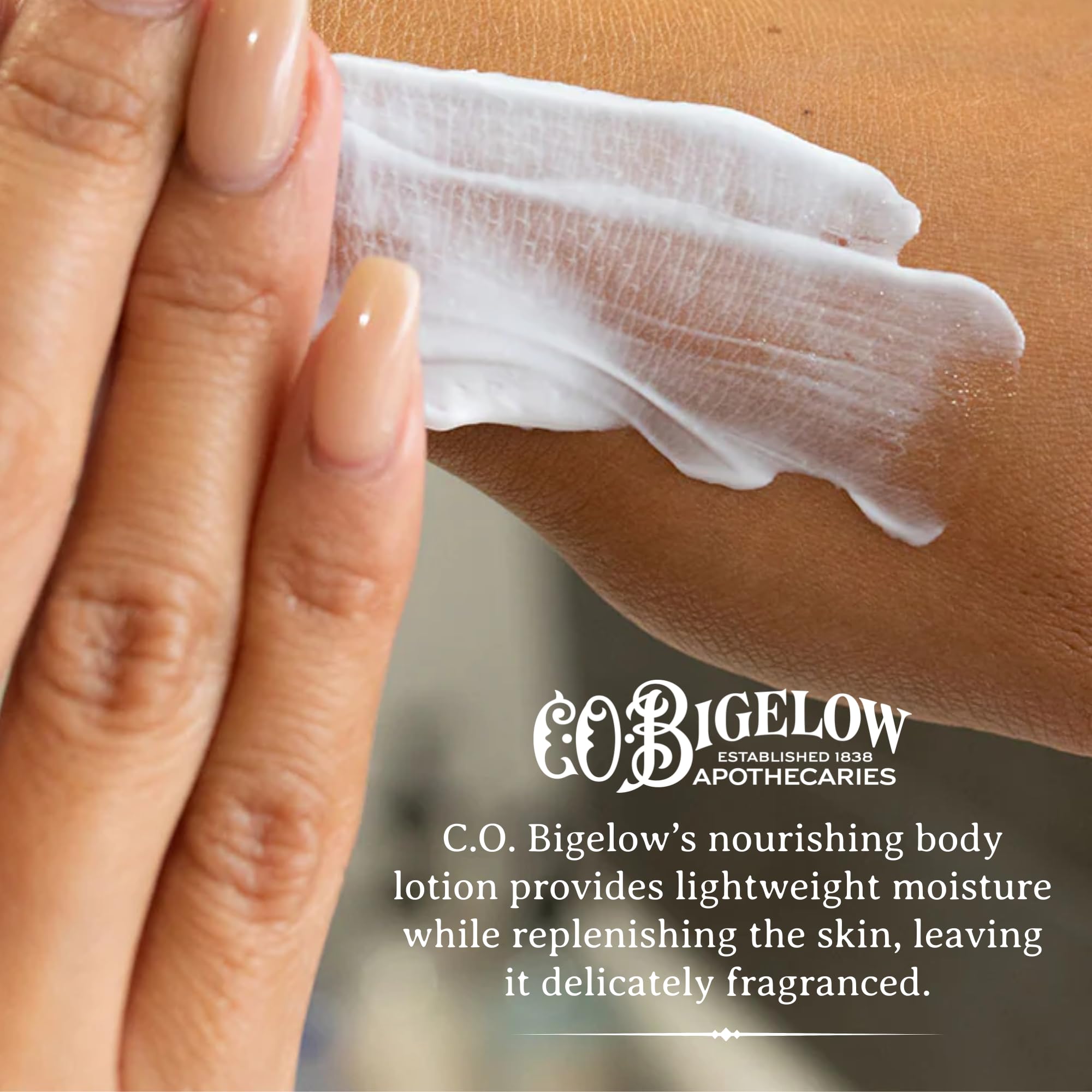 C. O. Bigelow Körperlotion Co Bigelow Aqua Mellis, ikonische Kollektion, feuchtigkeitsspendende Körperlotion mit Sheabutter, Borretschöl und Traubenkernöl, 300 ml.