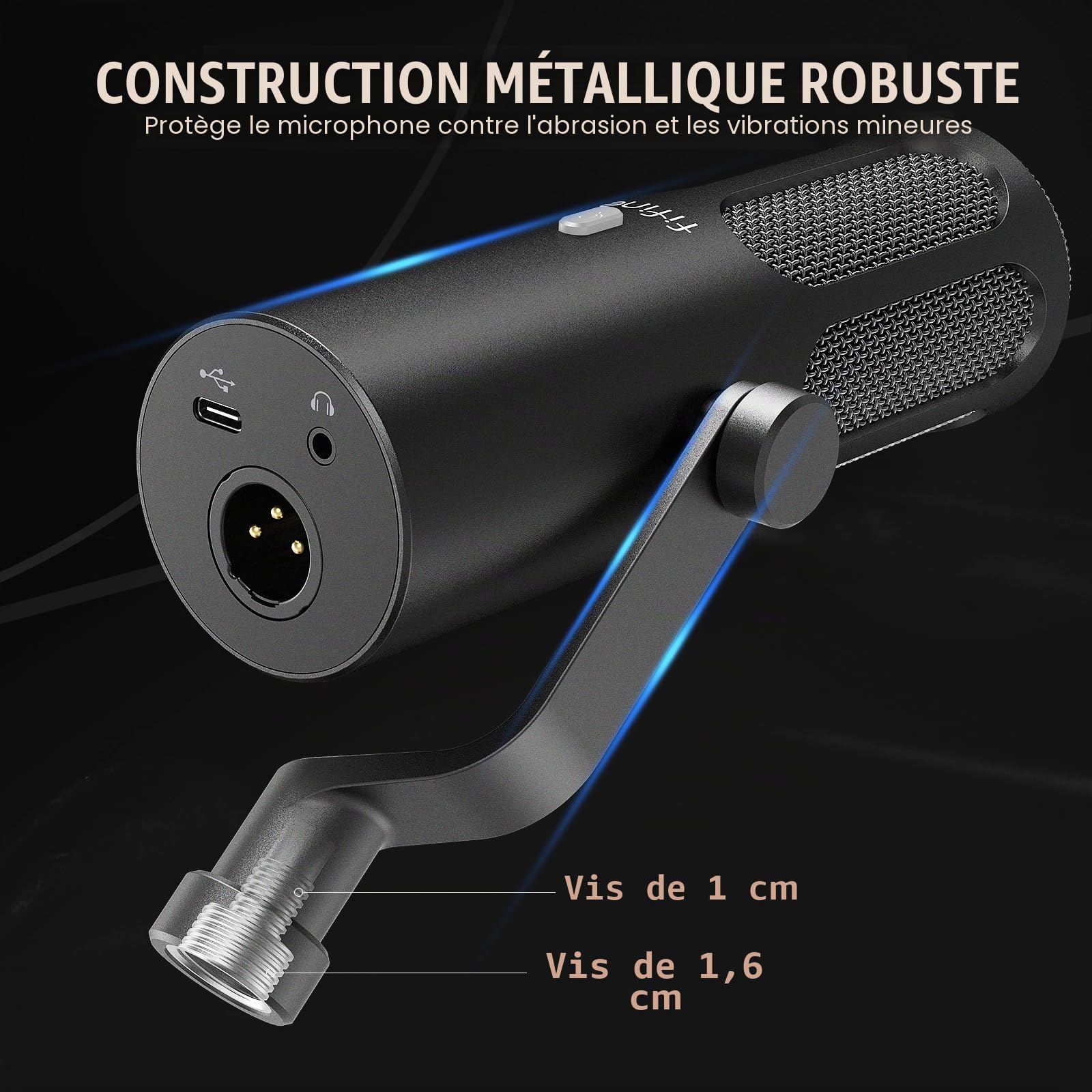 Fifine TANK3 Dynamisches XLR/USB Mikrofon