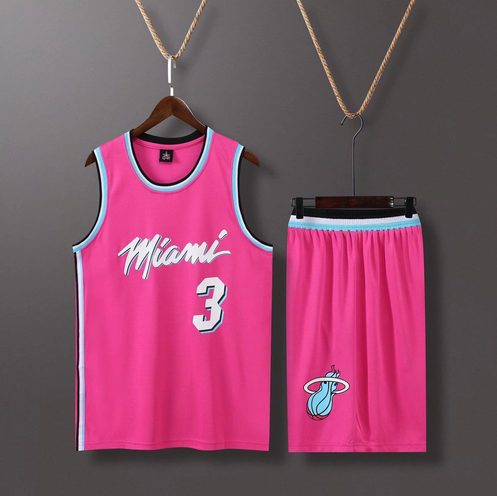 Tenue Basket Enfant Adulte, Maillot Basket Homme 2 Pièces Ensemble Basket Enfant, Maillot Sans Manches + Pantalon Court Enfants/Adulte,Pop Basket Maillots Basketball Jersey et Short