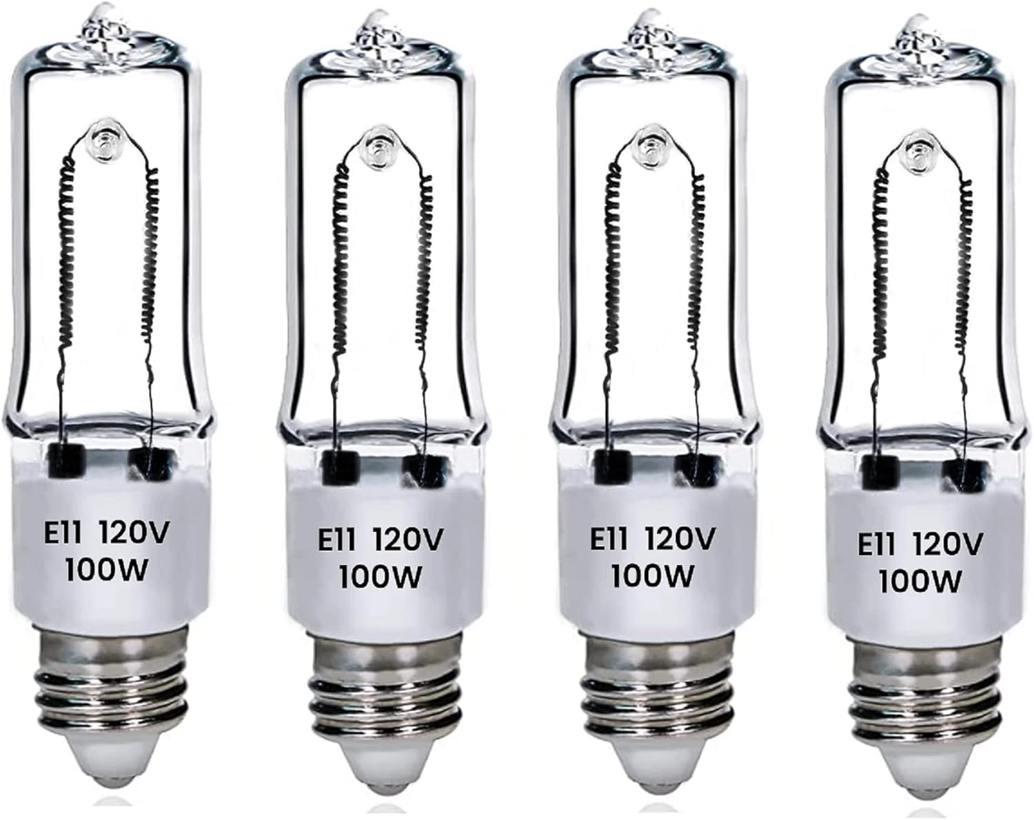 Bulbmaster JD E11 Bulb Ceiling Fan Light Bulb Q100CL/MC Clear, JD Type