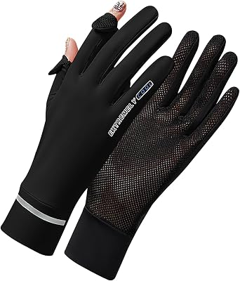 Women UV Sun Protection Gloves Driving Gloves Full Finger Breathable for Summer Outdoor Cycling