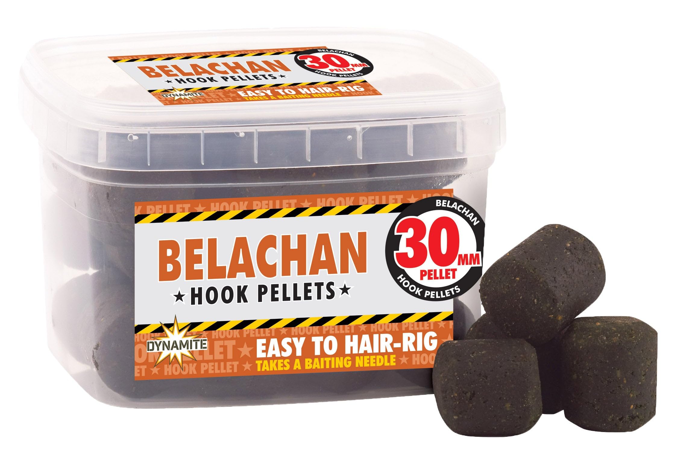 Dynamite Baits Catfish Hook Pellets with Belachan, Bloodied Eel, Chiken Liver and Marine Halibut Variation (Belachan 30mm-690g)
