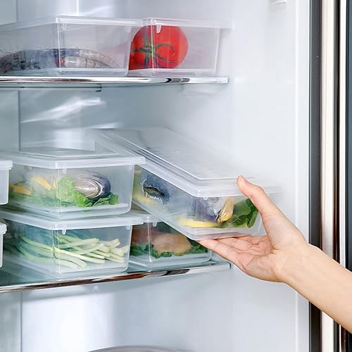 Miniatura 7 de Recipientes ahorradores para refrigerador, bandeja de drenaje extraíble para verduras, frutas apilables, congelador, refrigerador
