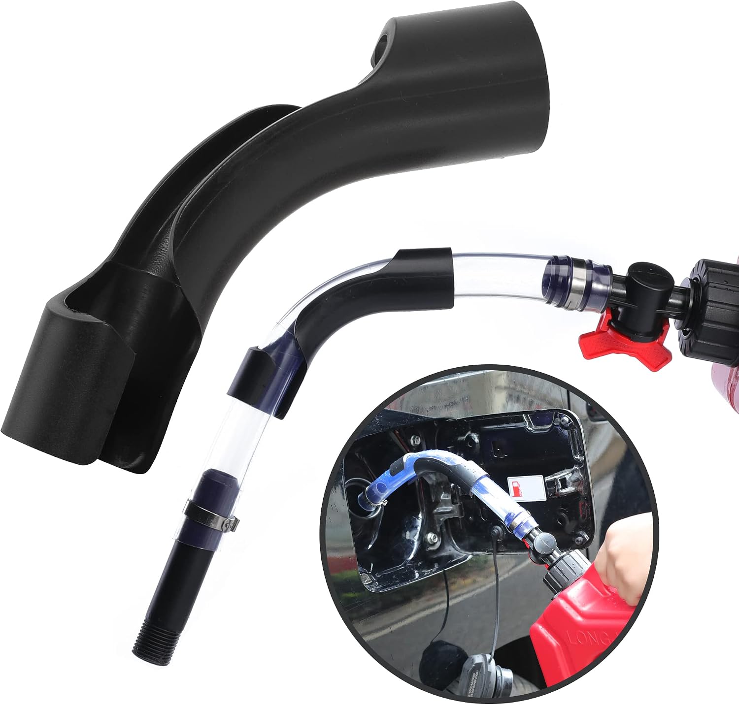 Hose Bender for Fuel Tank Filler Hose Racing Fuel Jug Gas Fuel Cans Gas Jugs Utility Containers Heavy Duty For Scribner For Sportsman Rural King (1)
