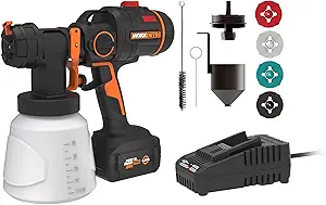 WORX NITRO 20V Cordless Paint Sprayer Power Share with Brushless Motor