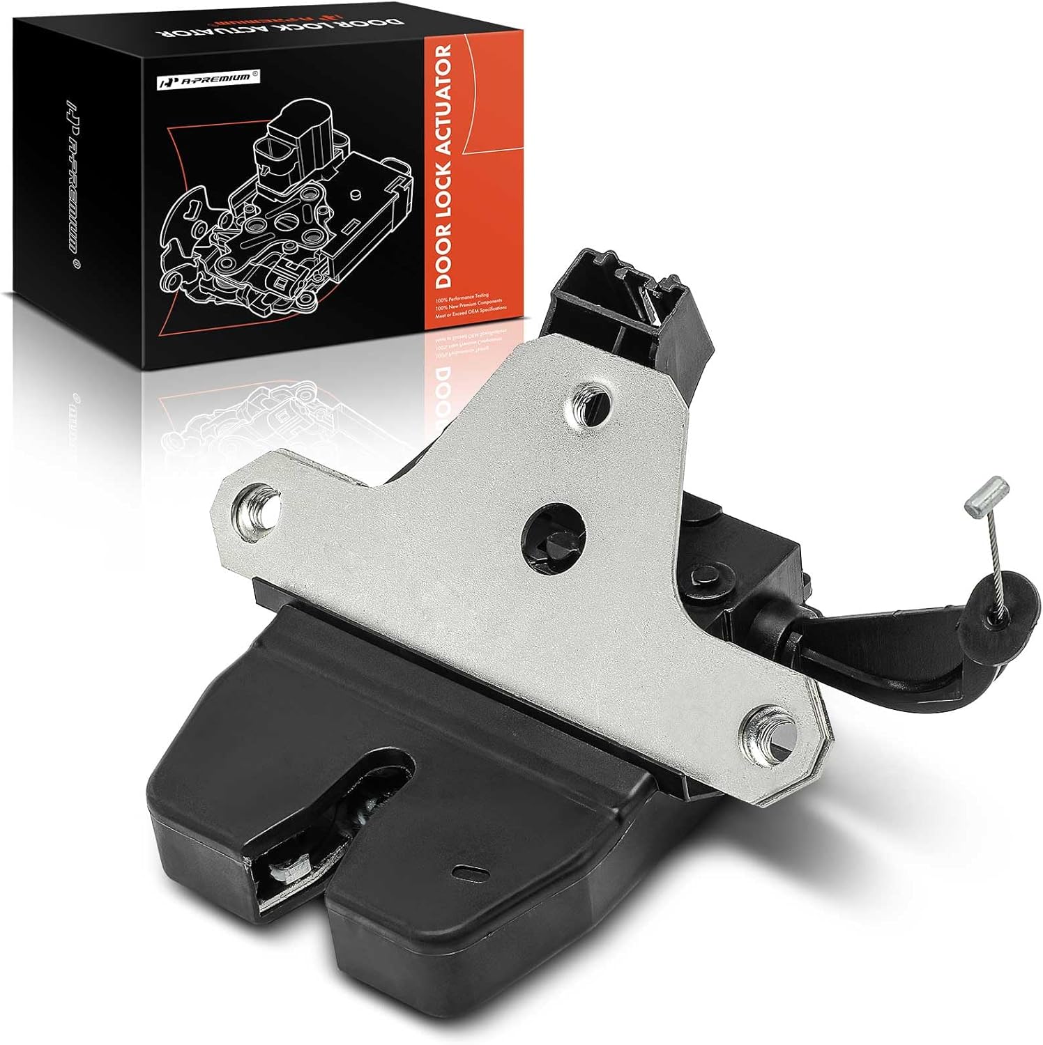 A-Premium Trunk Latch Compatible with Ford Focus 2012-2018 Sedan 4-Door only, 4 Pins Rear Tailgate Lock Latch Actuator