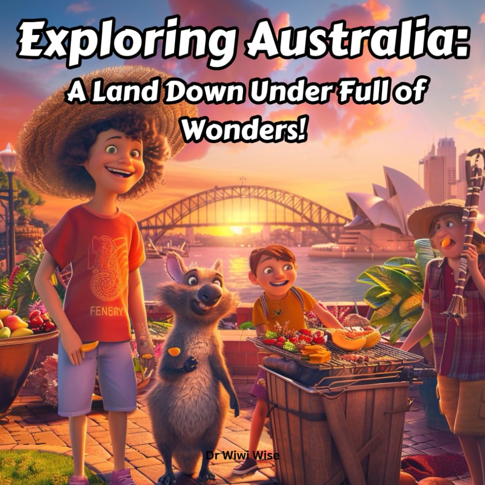 Exploring Australia: A Land Down Under Full of Wonders!: A Picture Book Story for Kids Adventure About Koalas, Kangaroos & Cool Customs!