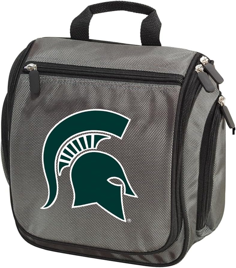 Broad Bay Michigan State Toiletry Bags or Shaving Kits For Men - HANGABLE Overnight Travel Bag